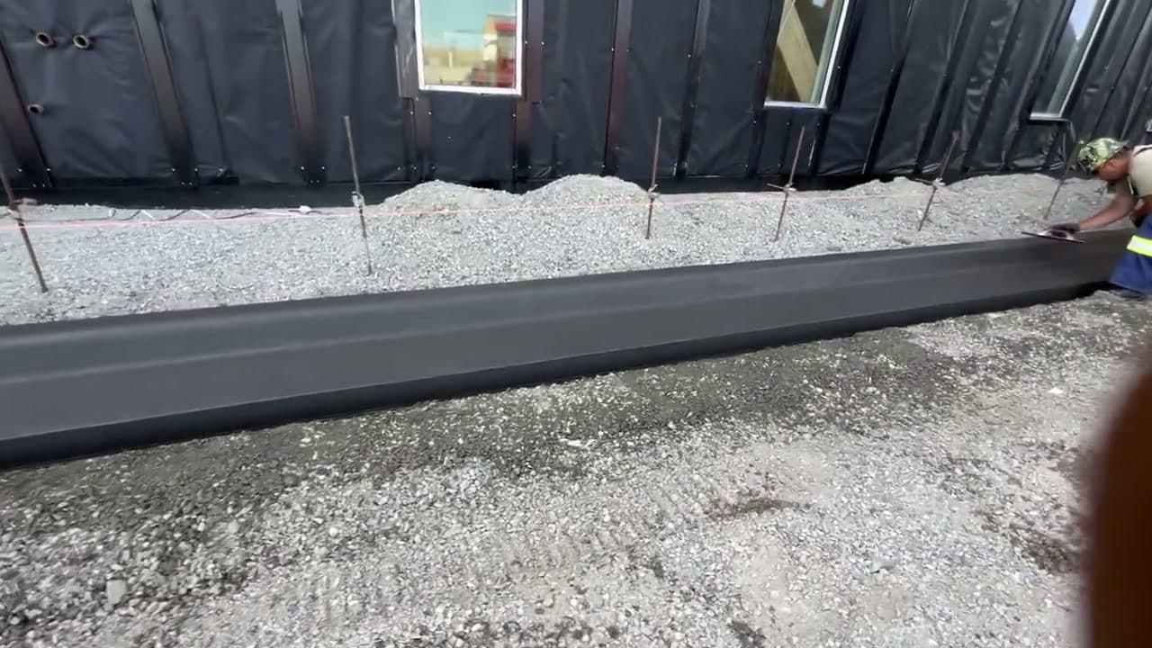 Curb finishing